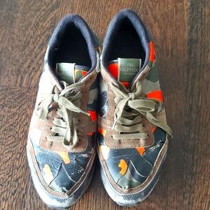 Valentino camouflage sneakers